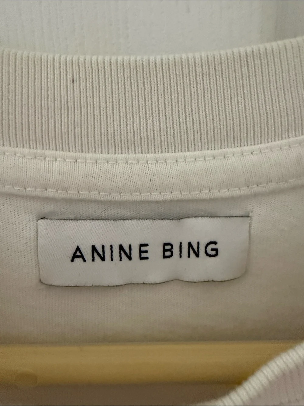 Anine Bing White Ida T-Shirt with Brigitte Bardot Size XS - Picture 3 of 8